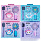 Cute Cartoon Wireless Earbuds Gift Set:Bluetooth Earbuds+Mini Fan+Watch